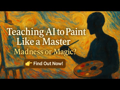 Teaching AI to Paint Like a Master – Madness or Magic? #AIArt #MachineLearning #DigitalCreativity
