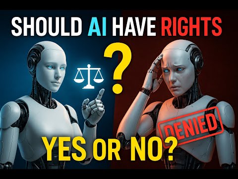 Should AI Have Rights? Exploring the Ethics of Intelligent Machines. #AIrights #TechEthics